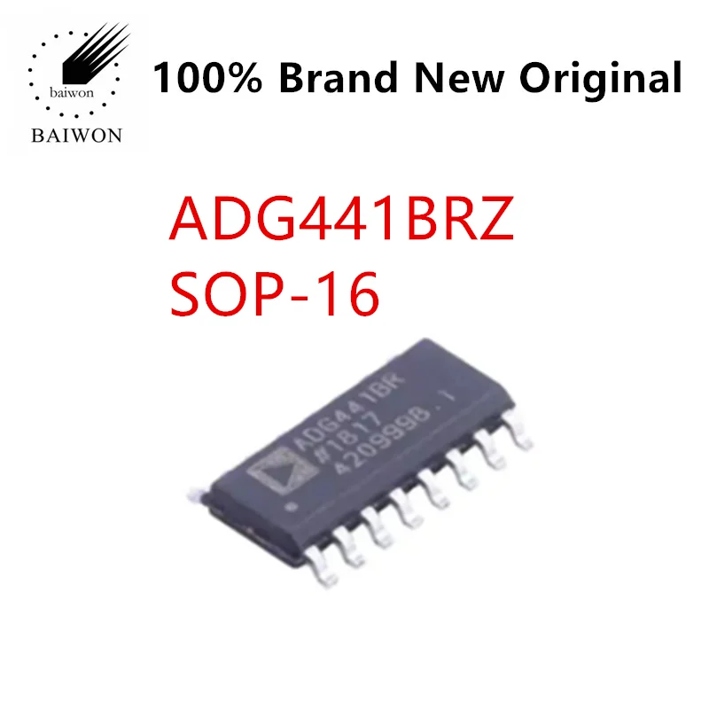 

ADG441 ADG441BRZ ADG441BR SOP-16 Packaged Analog Switch Chip