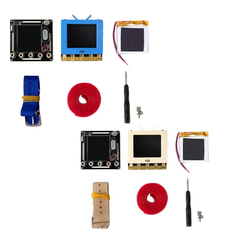

1 комплект K-Watch для BBC Micro: Плата расширения бит K-Watch, программируемый пластиковый комплект (синий)