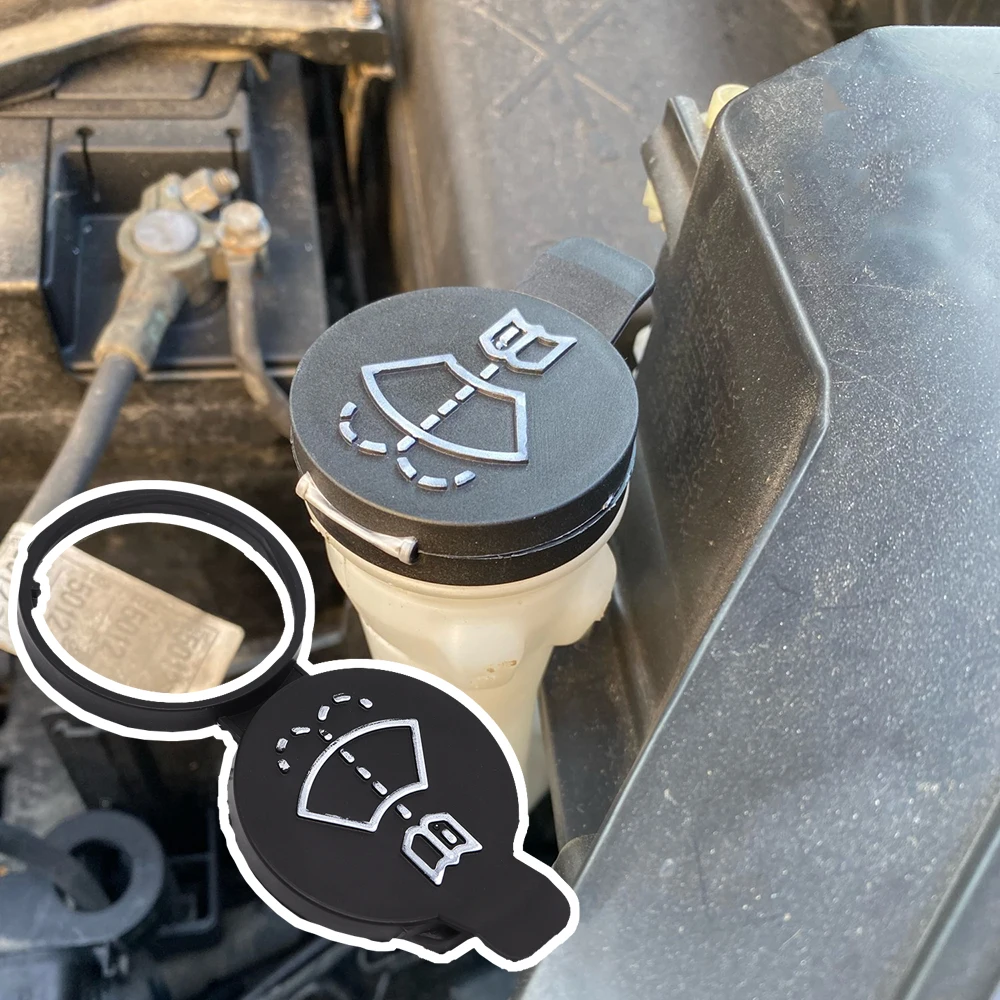 

For Opel Vauxhall Adam Cascada Insignia A Karl Viva Mokka Astra J K Car Windshield Wiper Washer Tank Fluid Cap Screenwash Cover