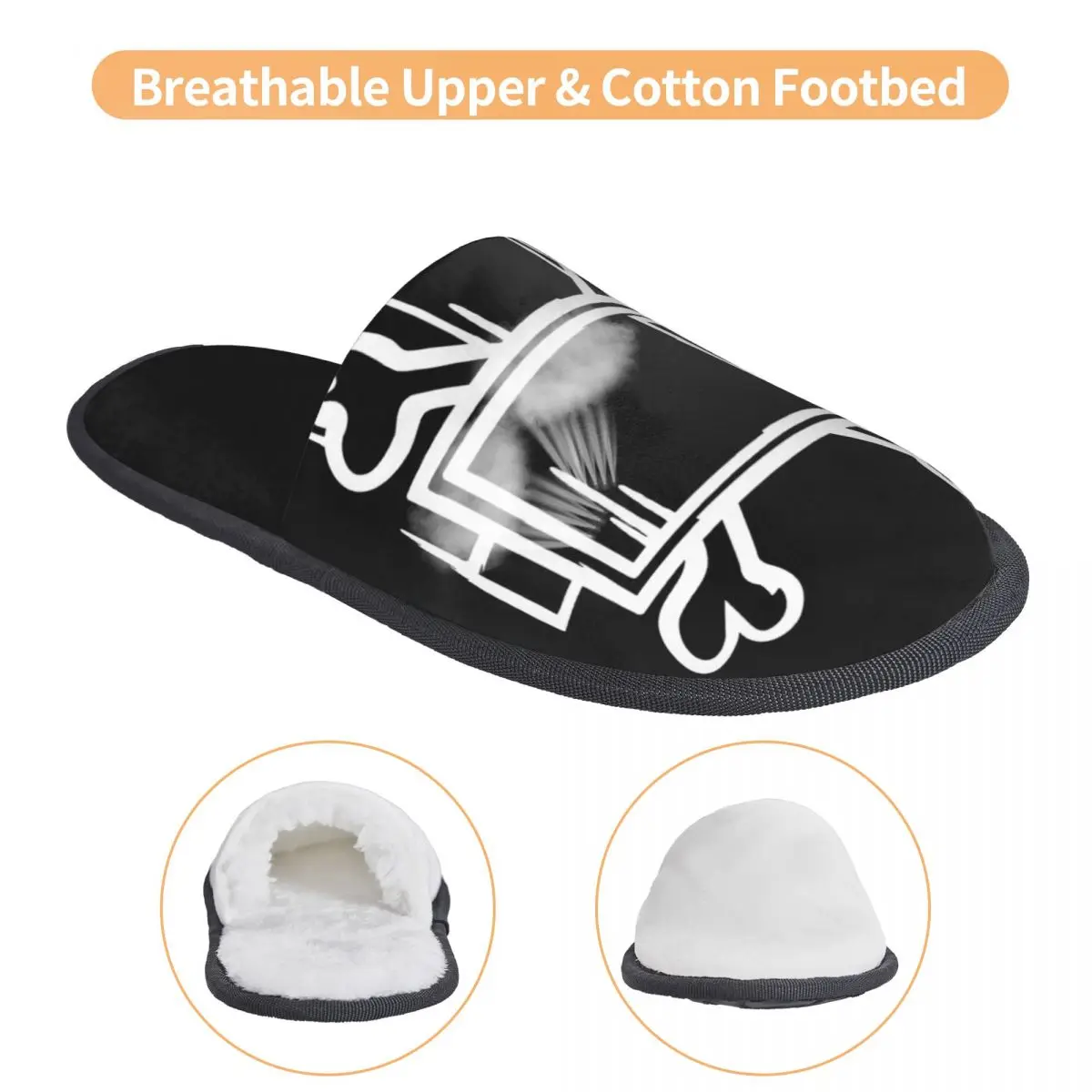 Зимние домашние хлопковые тапочки Uzi Doorman меховые для защиты костей сланцы