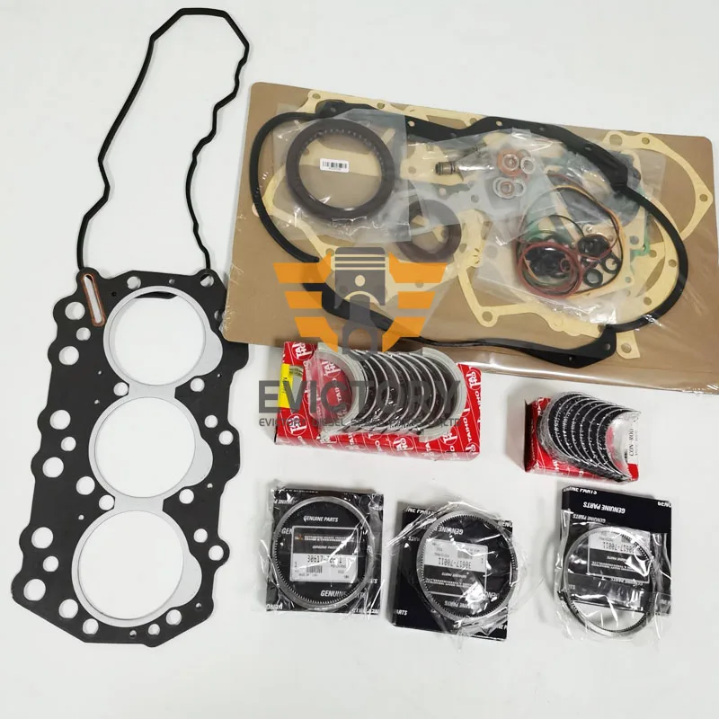 

For Mitsubishi S3Q2T S3Q S3Q2 overhaul rebuild kit piston ring gasket bearing