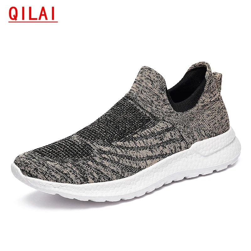 

2022 Summer New Mesh Breathable Sneakers Casual Couple Men and Women Socks Shoes Walking Running Male Footwear