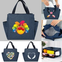 new feather series lunch cooler bag insulated dinner bags multifunction large capacity portable school picnic thermal food packs