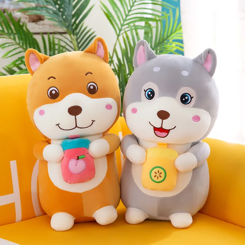 

23-35cm Cute Husky Stuffed Animal Stuffed Doll Kawaii's Room Decoration Throw Pillows for Boys and Girls Holiday Gift Toys
