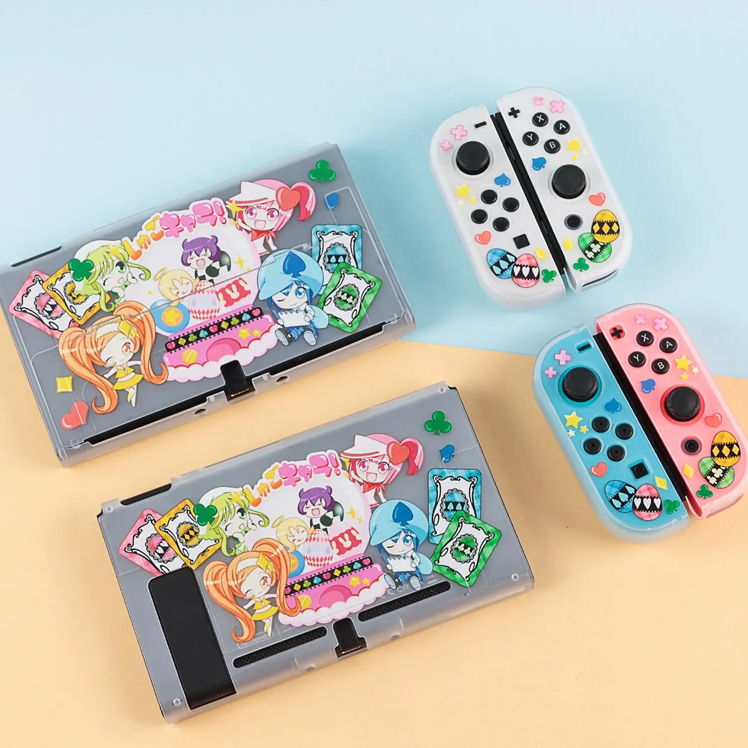 Аниме-чехол Shugo Chara для Switch OLED NS1 Lite, матовый, ударопрочный, раздельный чехол, аксессуары для игровой консоли. (art.: 3920dd17bd195) - 3920dd17bd195
