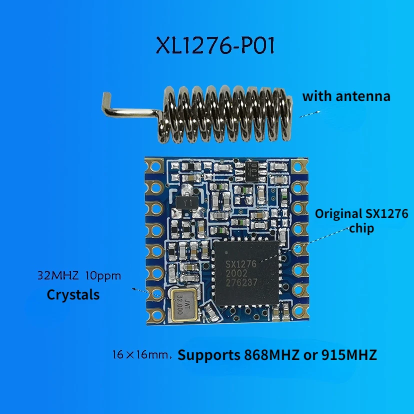 

SX1276 Wireless Spread Spectrum Module/LORA Spread Spectrum Module SX1278/868M/915M/SPI Wireless Module