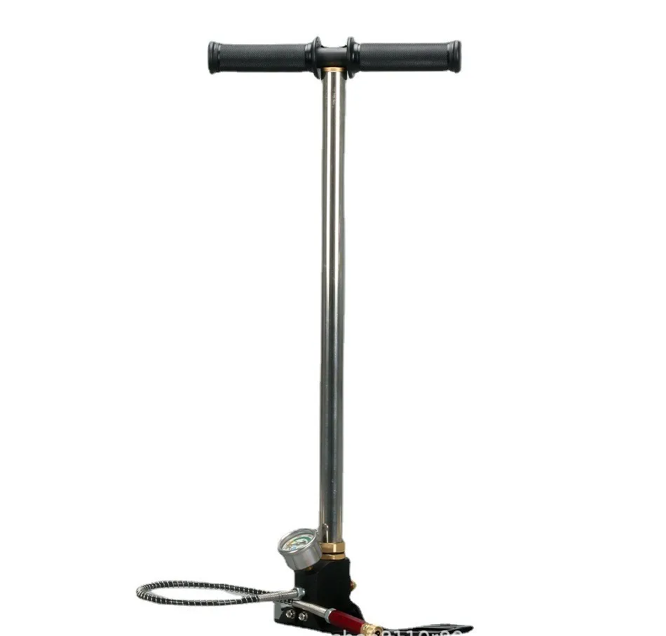 Насос высокого давления 30 мпа из нержавеющей стали 4500psi складной большой стол трехступенчатый четырехступенчатый компрессионный ручной воздушный насос Насос высокого давления 30 мпа из нержавеющей стали 4500psi складной большой стол трехступенчатый четырехступенчатый компрессионный ручной воздушный насос