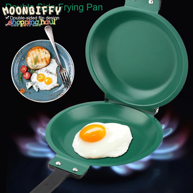 

Cake Melt Double Side Frying Pan Non-stick Flip Frying Pan with Ceramic Coating Pancake Maker for Household kitchen Accessories