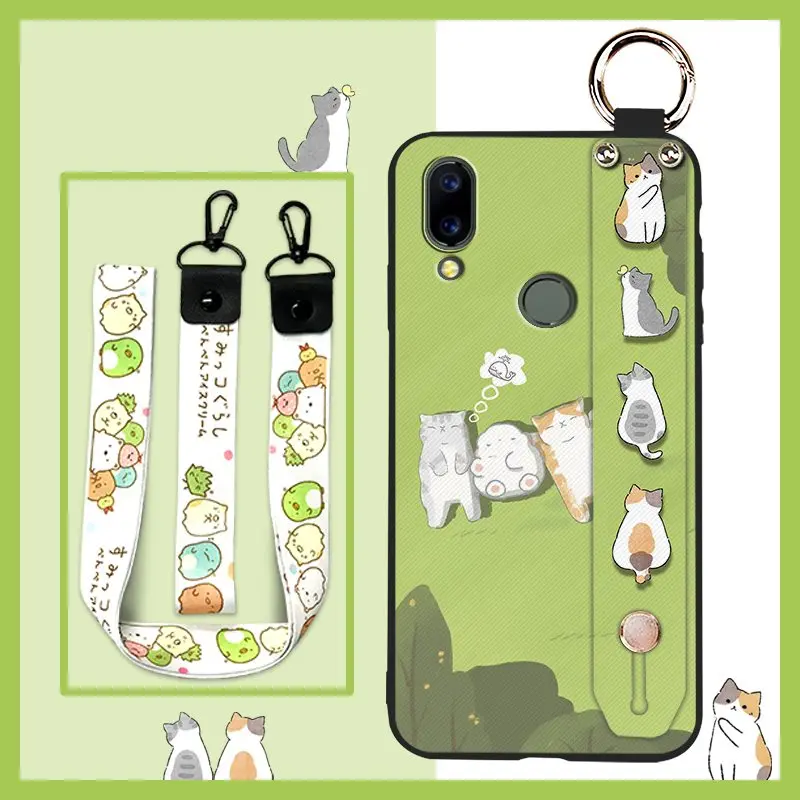 anti knock painting flowers phone case for umidigi a3s new arrival dirt resistant silicone kickstand free global shipping