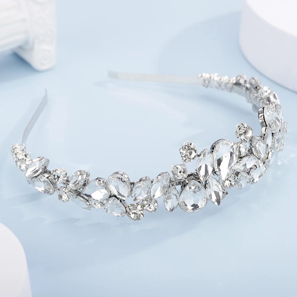 Свадебная тиара со стразами