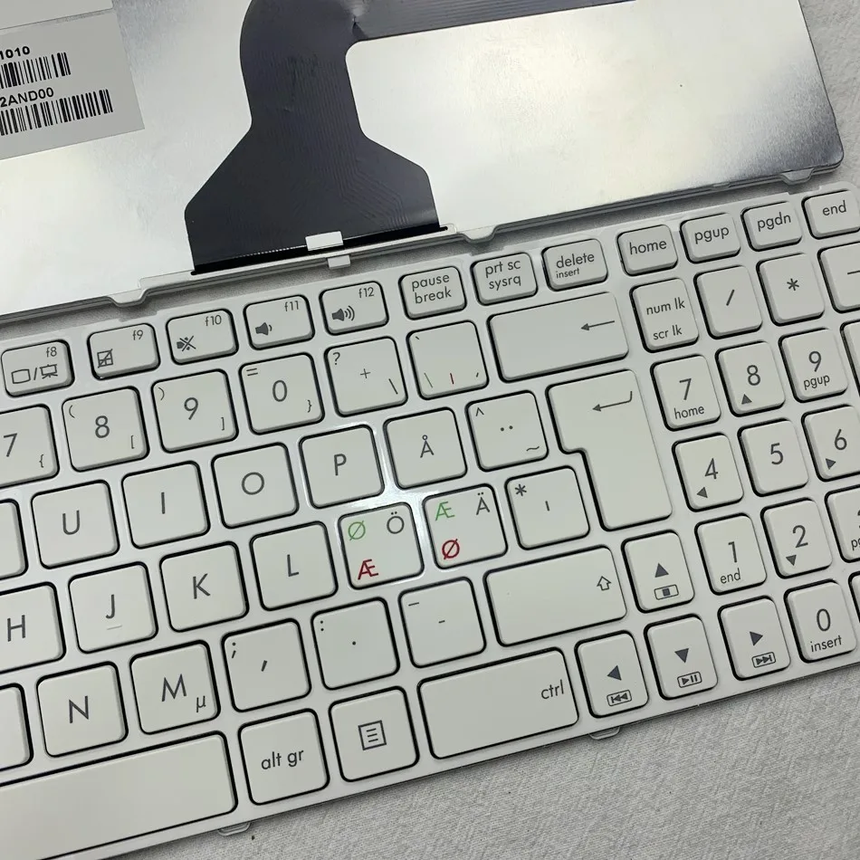 Скандинавская Клавиатура для ноутбука ASUS K52 K52F K52DE K52J K52N K52JC K52JE G60 G51 G53 K53S G72J G72JH G73 |