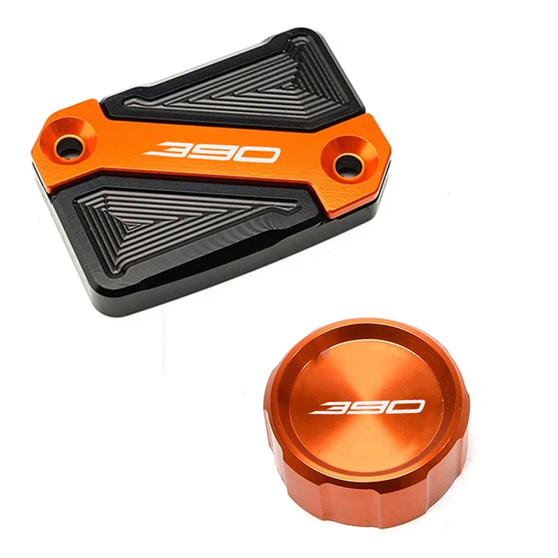 

Для мотоцикла KTM DUKE 390 RC 390 2013-2023 390 Adventure 390adv с ЧПУ, задняя и передняя крышка бачка тормозной жидкости, крышка цилиндра