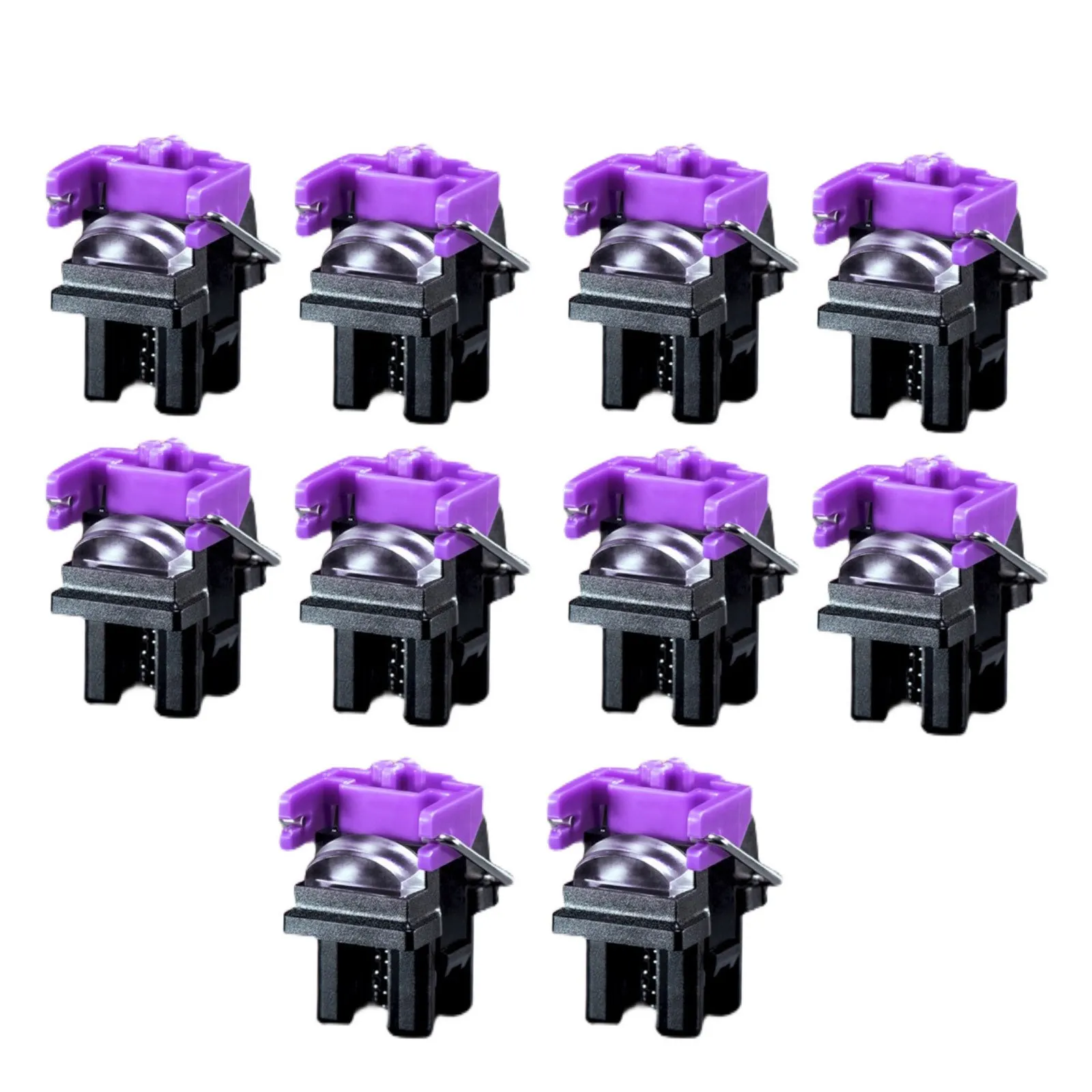 10pcs Hot-Swappable DIY Clicky Linear Optical Switches For Razer Huntsman Elite Kit Purple Mechanical Gaming Keyboard Accessory