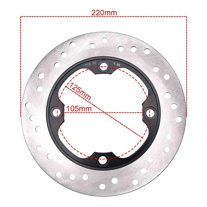Задний тормозной диск для мотоциклов Honda CB CBR FES NSS VTR 250 CB250 CBR250 FES250 NSS250 VTR250 CBR 400 CBR400 1990-2013 (art.: 3920dc600063d) - 3920dc600063d