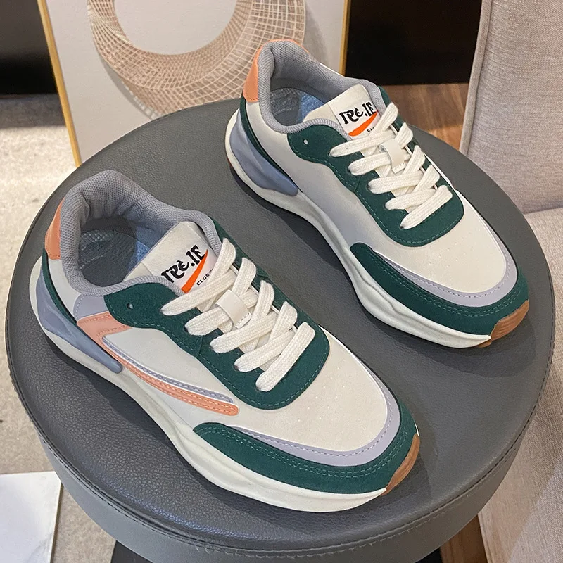 

Chunky Sneakers INS Fashion Women Platform Casual Shoes Student Sports Trainers Women Old Dad Shoes Zapatos De Mujer