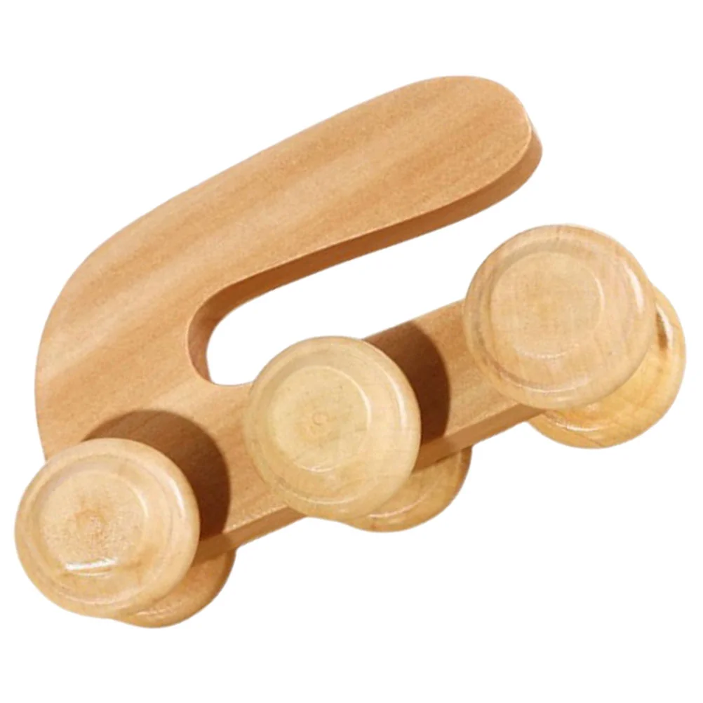 

Wooden Massage Roller Body Muscle Massager Massage Wooden Ball Roller Manual Massager