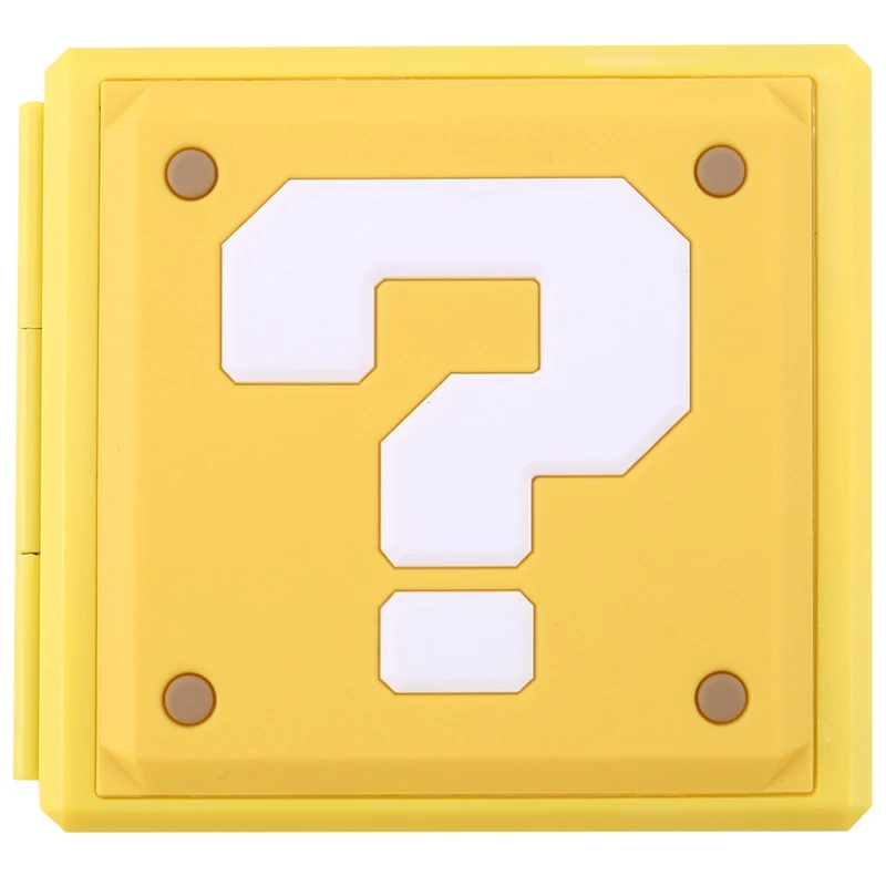 

Portable Game Cards Case Question Block For Nintend Switch Shockproof Hard Shell Storage Box Switch NS Game Card Box