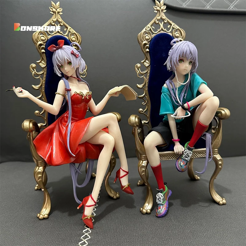 

20cm Vocaloid China Project Vsinger Series Luo Tianyi Anime Figure PVC Decoration Model Pendant Room Ornament Birthday Gifts