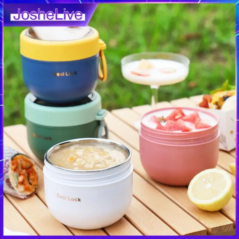 

Microwave Heating Vacuum Flasks Thermo Food Containers Insulated Drinking Cup Anti-scalding Anti-fall Insulat For Gifts Creative