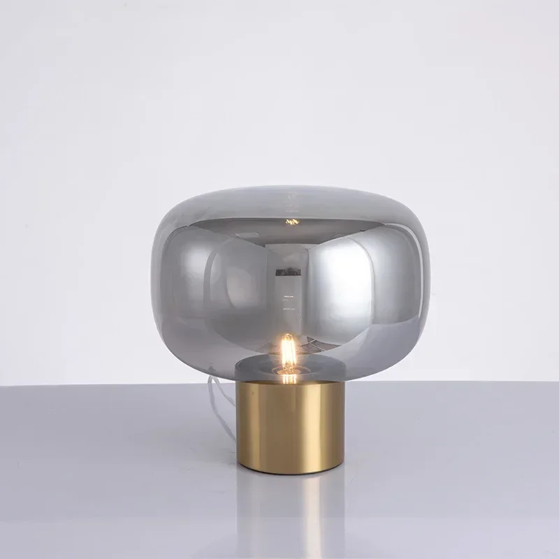 Роскошная золотая настольная лампа в скандинавском стиле современный простой