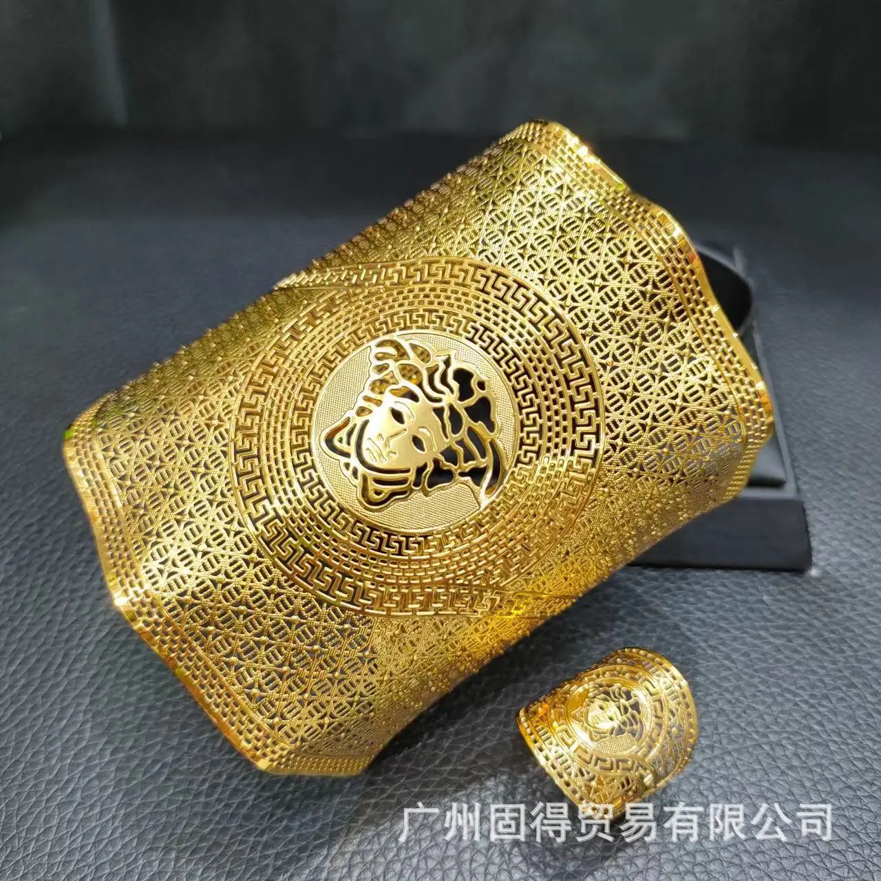 Европейские и американские портреты с полым узором 24k позолоченный Большой