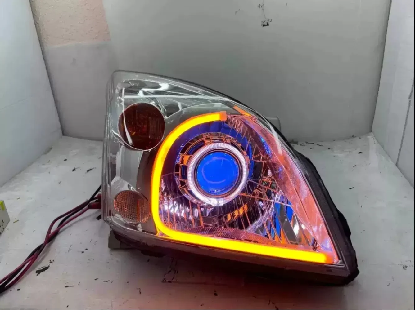 Автомобильные светодиодные фары в сборе для TOYOTA LAND CRUISER PRADO передняя фара DRL