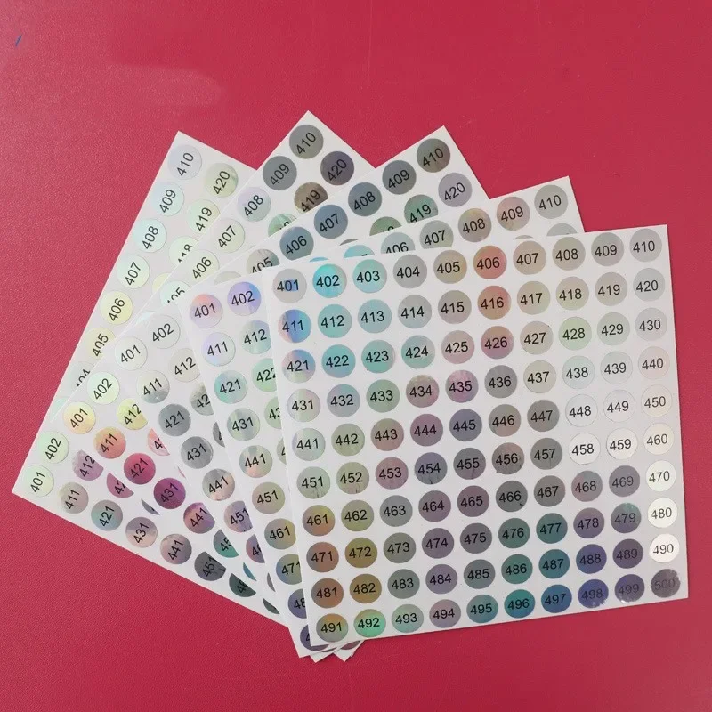 1/3/5 шт. 1-500 наклейка с номером маркировка лак для ногтей Цветной Гель-лак номера