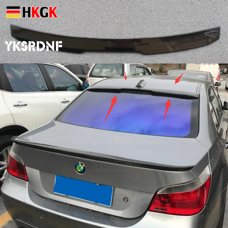 

For BMW E60 ROOF Spoiler ABS Material Car Rear Wing Primer Color Rear Spoiler For BMW E60 520i 528i 535i 530i 525i Spoiler