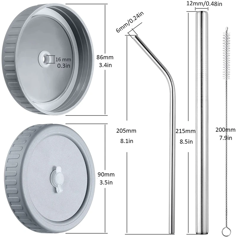2 упаковки многоразовые чашки для смузи 22 унции чайные Boba крышки с широким