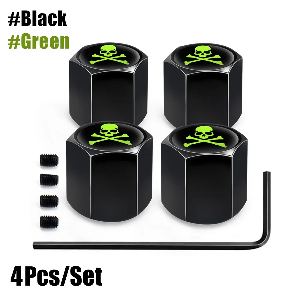 

DSYCAR 4 шт./компл. Стайлинг автомобиля цинковый сплав Противоугонная крышка клапана автомобильной шины в стиле черепа s колпачок для шин