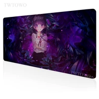 purple anime mouse pad gaming xl large home custom hd mousepad xxl keyboard pad mousepads natural rubber carpet table mat