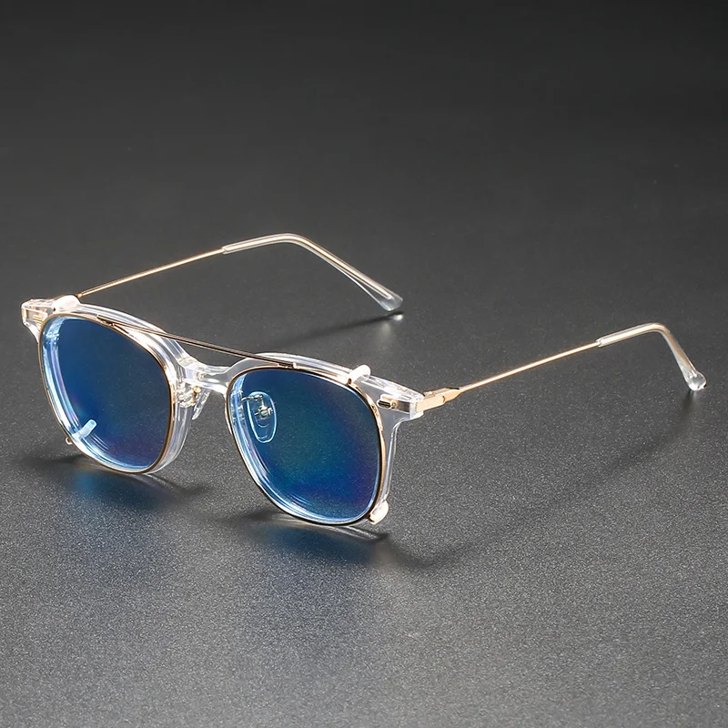 

New Fashion Square Polarized Sunglasses Men Women Vintage Clip On Sunglasses Women's Sunglass Retro Designer Sun Glasses