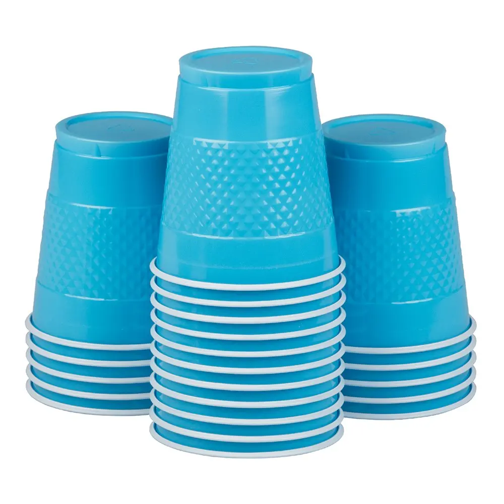 

Bulk Plastic Cups, 12 oz, Sea Blue, 200 Cups/Box