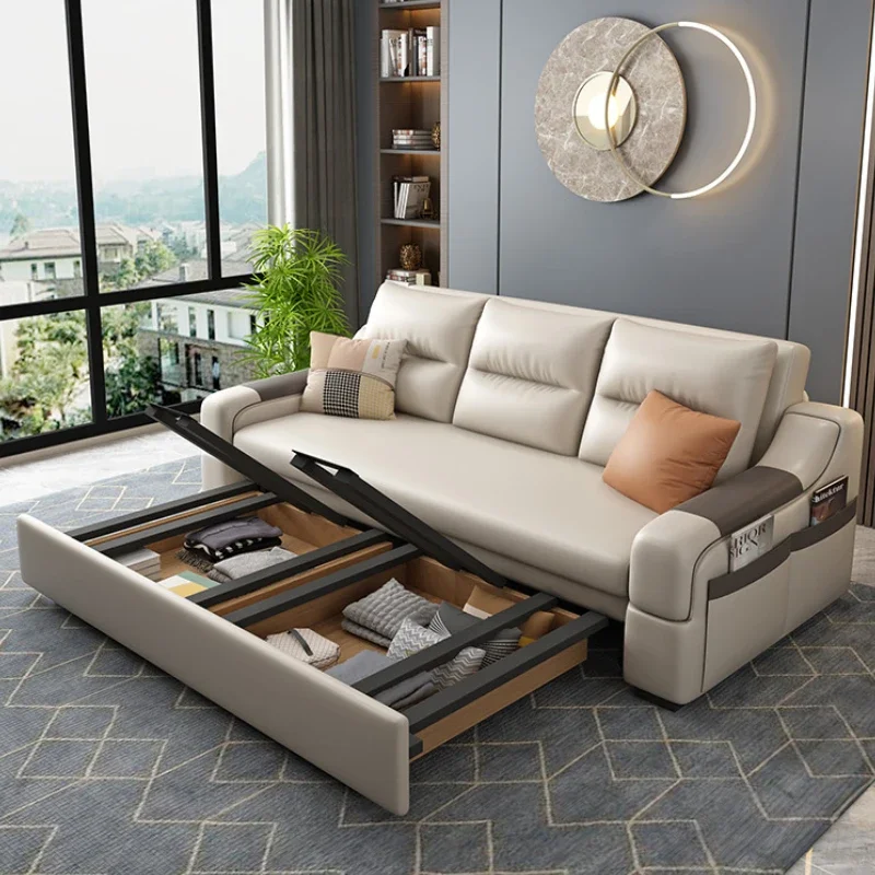 Скандинавский современный минималистичный диван-реклайнер для хранения сна