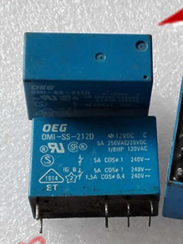 

Реле OMI-SS-212D 12 В, 12 В постоянного тока, 8 контактов