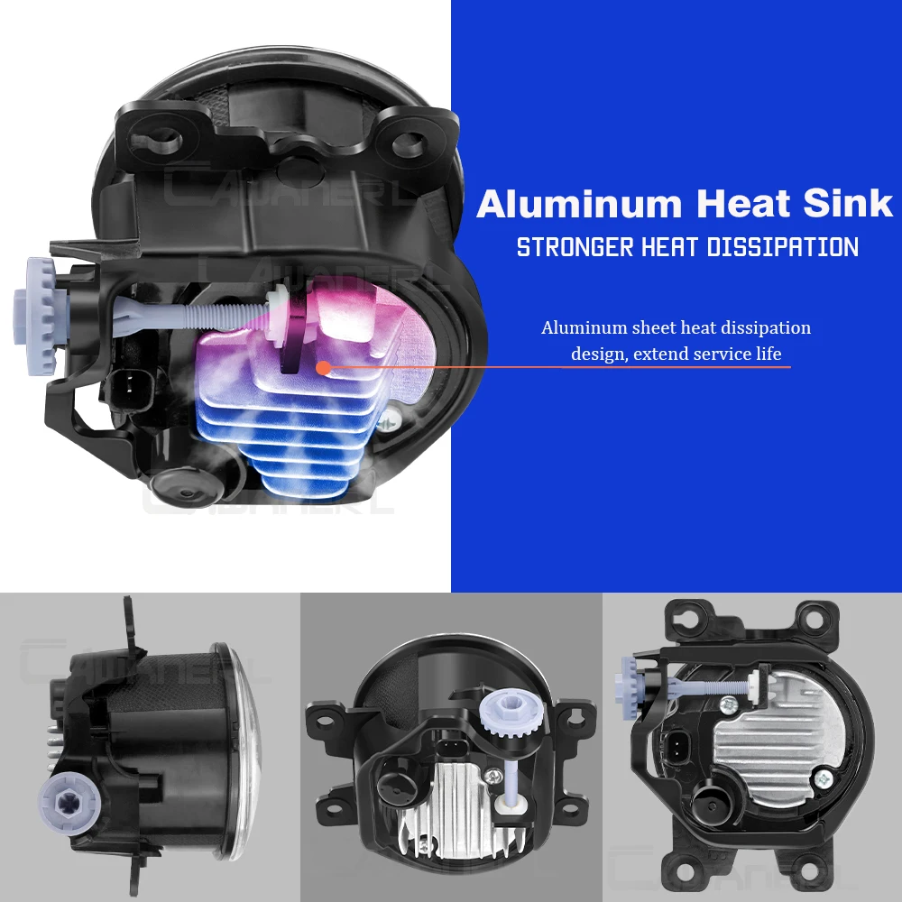 2 шт. улучшенная противотуманная фара в сборе для Suzuki joinler MR31S MR41S 2014-2020 30 Вт лм