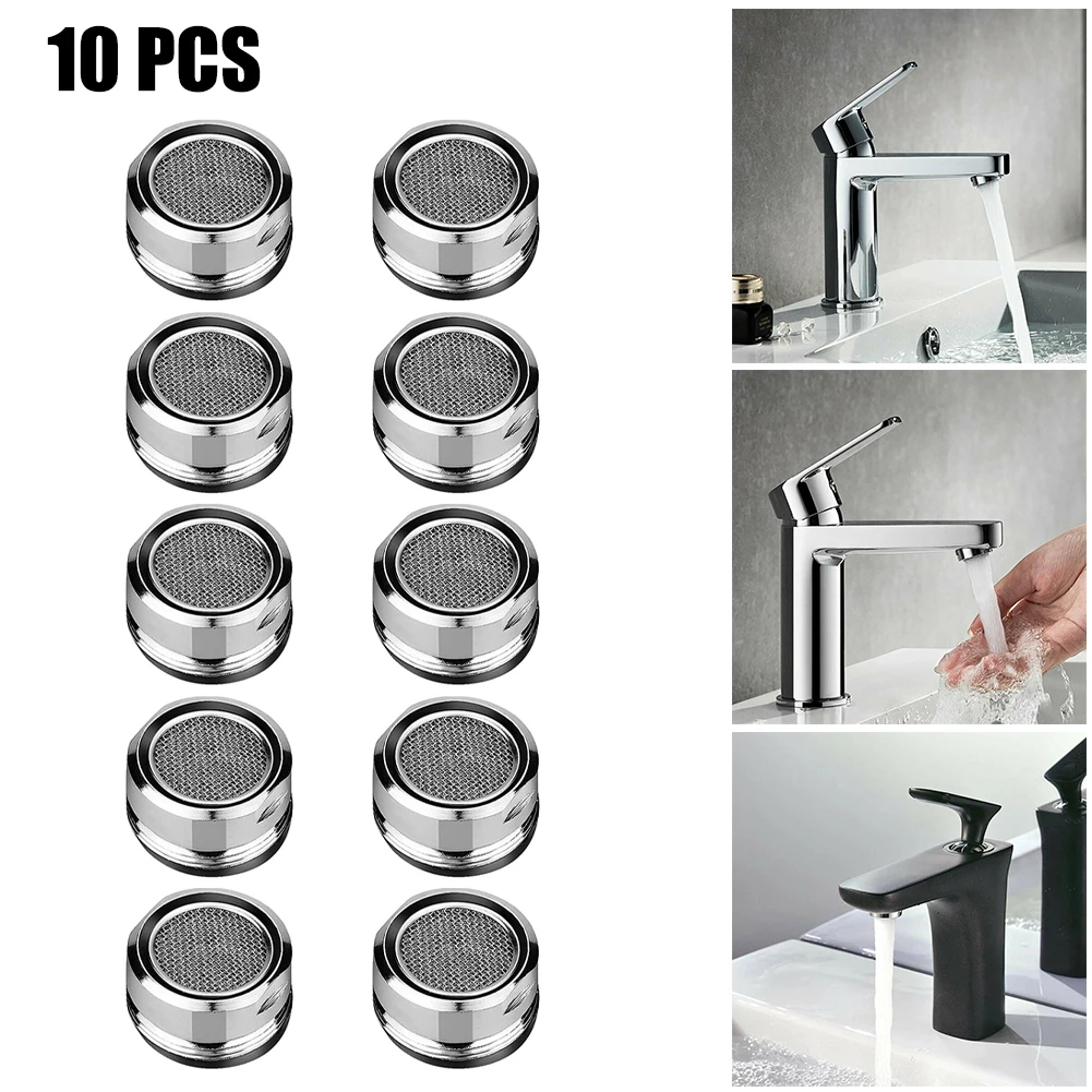 

10pcs 24mm Kitchen Basin Faucet Aerator Water Saving Faucet Tap Aerator Filter Mixed Nozzle M24 Water Saving Filter Nozzle