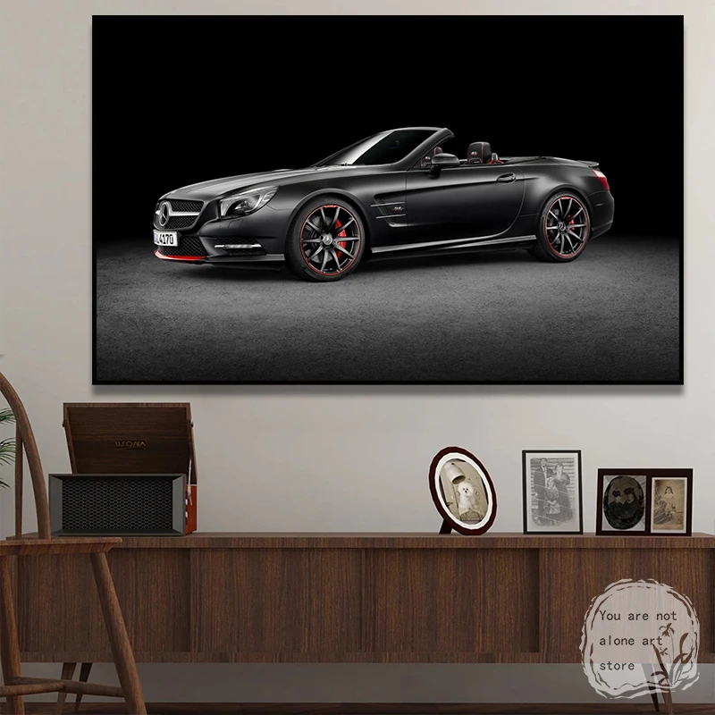 Mercedes Benz SL тысяча милия 417 Специальный выпуск Автомобильная фотокартина настенные