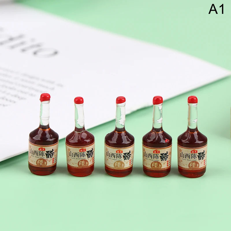 

Миниатюрные кухонные приправы для кукольного домика 5 шт.