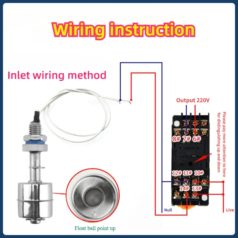 Автоматический контроллер уровня воды поплавковый выключатель водяная башня