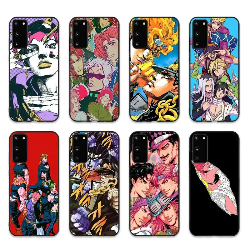 

JoJo Bizarre Adventure Phone Case for Samsung S20 lite S21 S10 S9 plus for Redmi Note8 9pro for Huawei Y6 cover