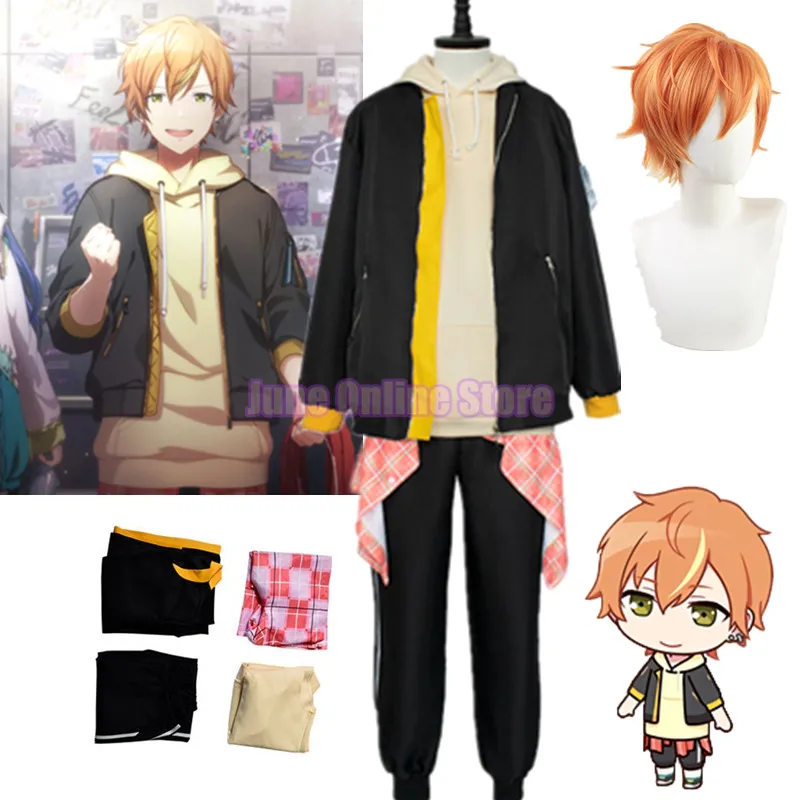 

Shinonome Akito Cosplay Costume Project Sekai Colorful Stage Cosplay Suit Anime Aoyagi Toya Cosplay Wig Daily brother suit