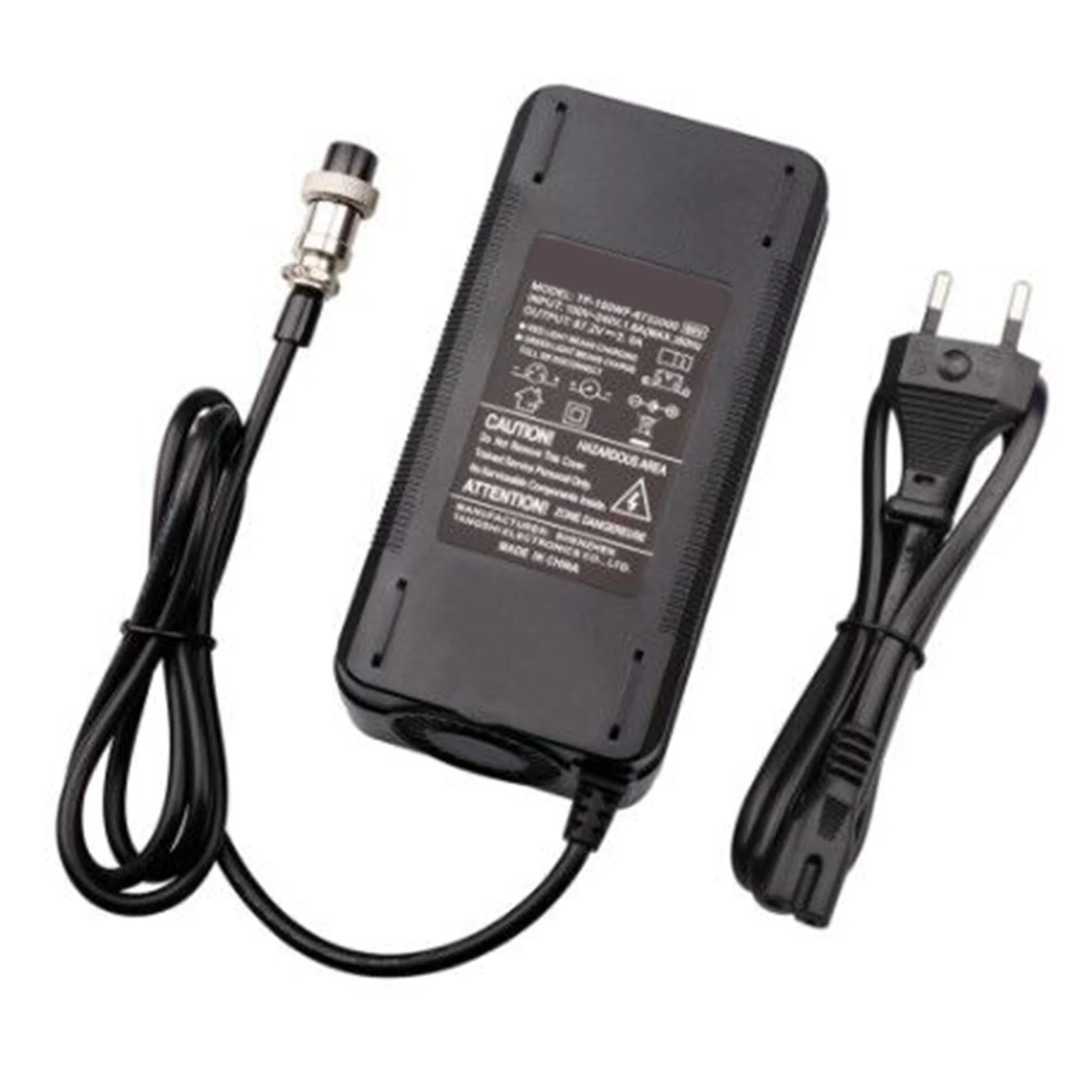 

67.2V2A Lithium Battery Charger for Electric Bike 16S 60V Lithium Ion Battery Unicycle Charger with Fan EU Plug