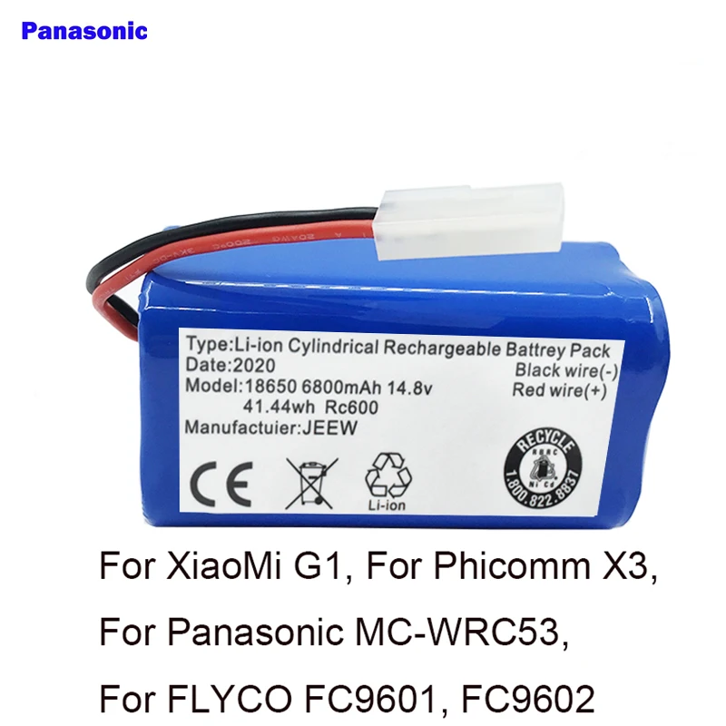 

New 14.8V 6800mAh Li-ion Battery For Xiaomi G1 MI Robot Vacuum-Mop Essential MJSTG1 Robot Vacuum Cleaner Accessories