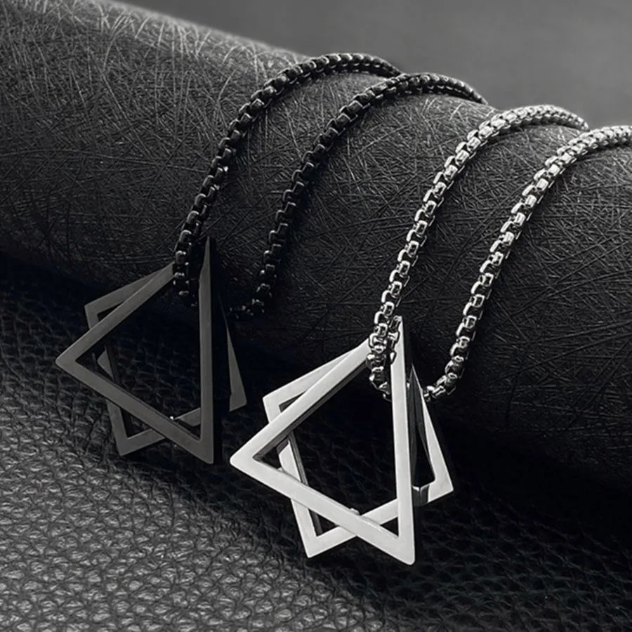 

Necklace male hip hop female hip hop ins cold style simple niche design men do not fade sweater chain titanium steel necklace