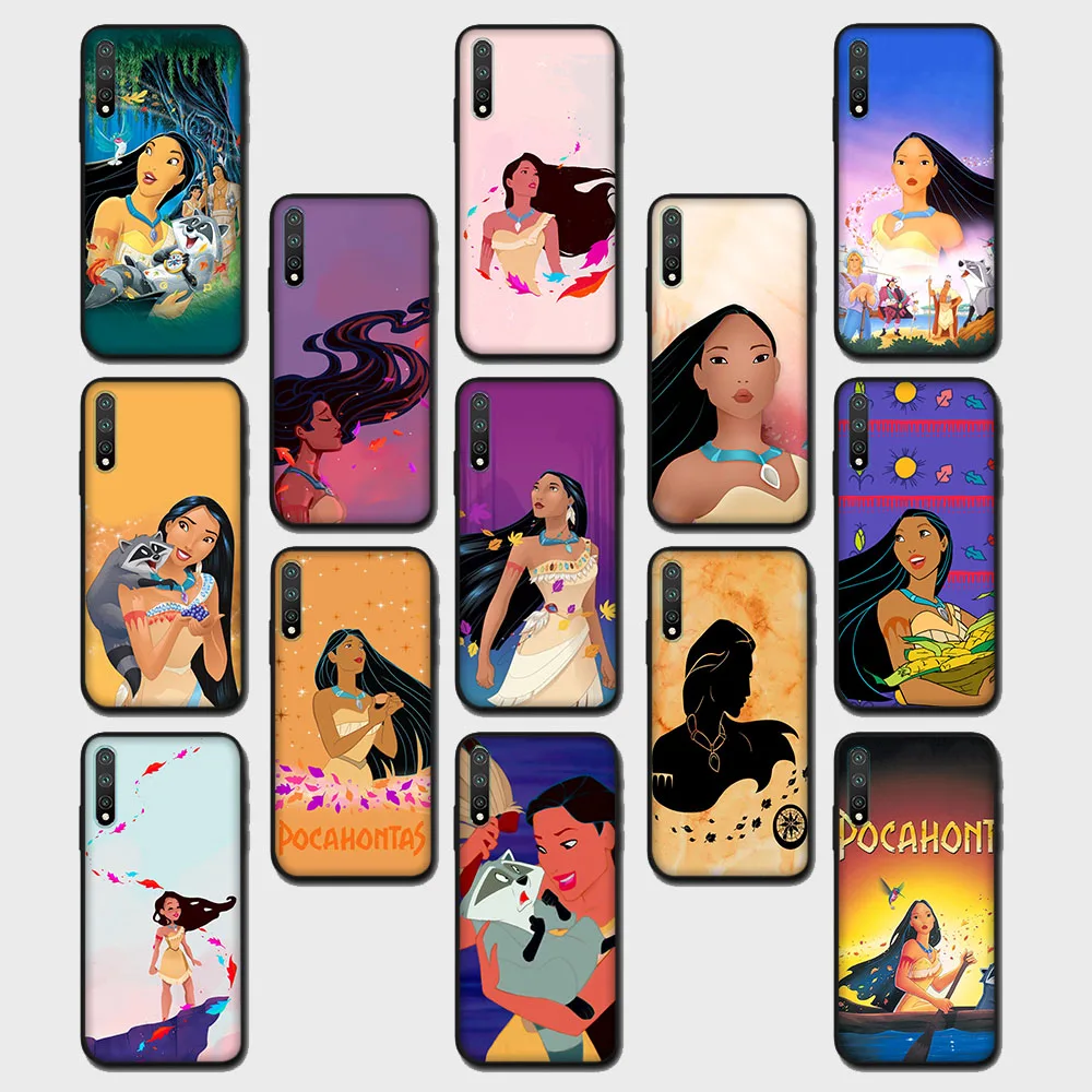 

Pocahontas Black Case for Xiaomi Redmi Note 11 11I 11S 11T 12 Poco X4 M4 M3 M2 C40 Pro