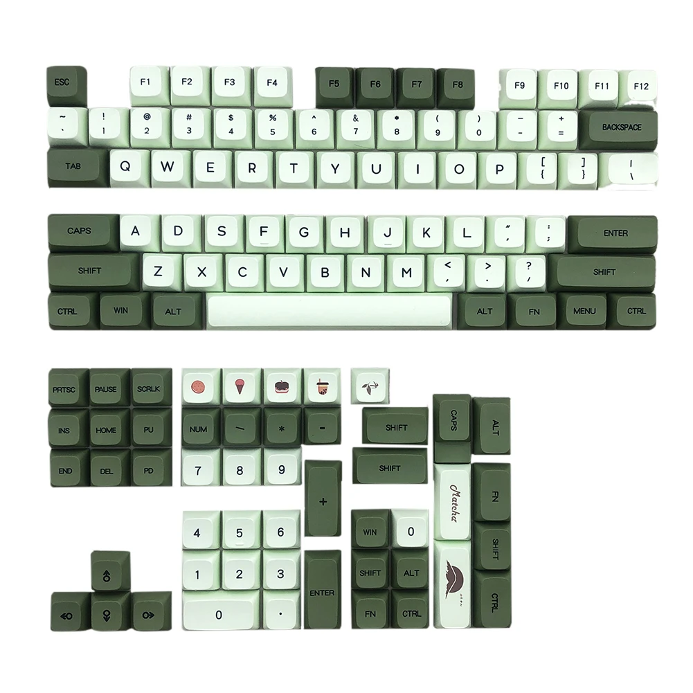 

Колпачок для клавиатуры PBT для MX Switch, персонализированная клавиатура с высоким профилем, английский, русский, японский, для игр, механически...