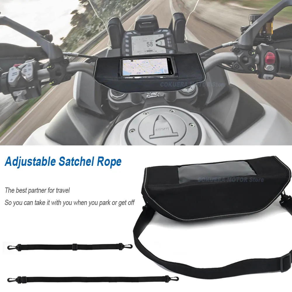 

Motorcycle Handlebar Bag Waterproof etc. Storage Box For For Suzuki V-Strom 1000 Fits Suzuki DL1000 2003