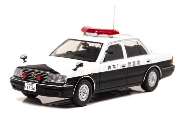 

HeyToys Rais 1/43 CROWN JZS155Z 2000 Kanagawa Prefecture mobile teams Police Car DieCast Model Car Toy Car