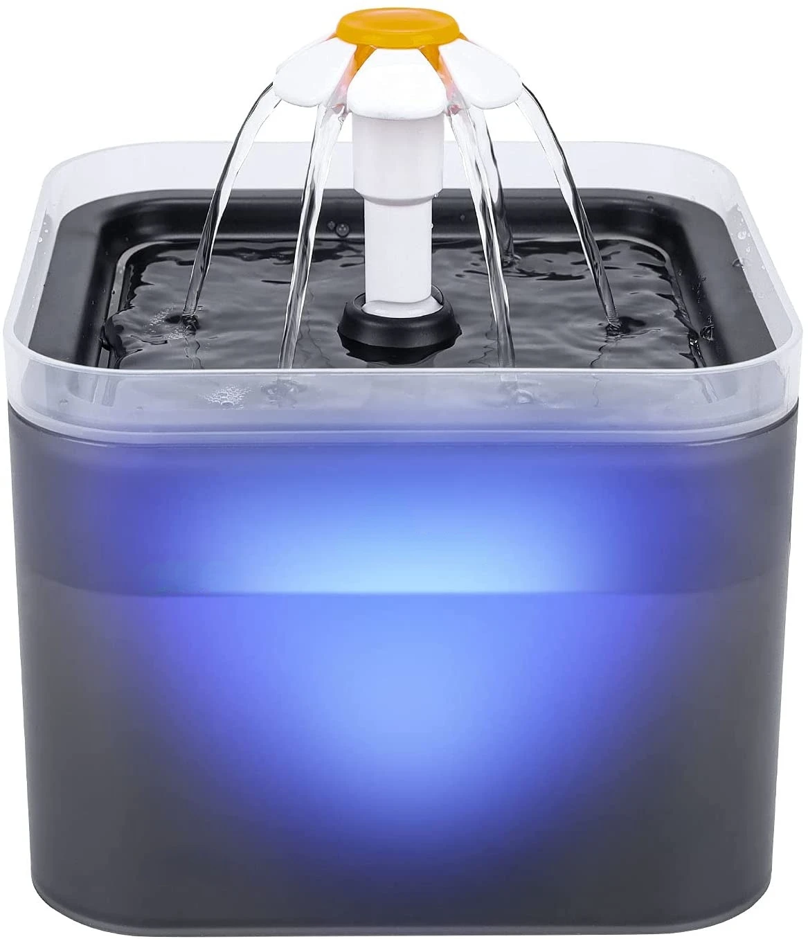 

Cat Water Fountain, 67oz/2L Automatic Cat Drinking Fountain,Pet Water Fountain with LED Light and Filter for Cats and Small Dogs